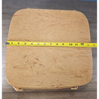 Vintage Basketville Wooden Picnic Basket with Lid & Handle 12.5x13x8