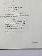 3rd Rock from the Sun First Draft Script “Truth or Dick” TV Sitcom 1995
