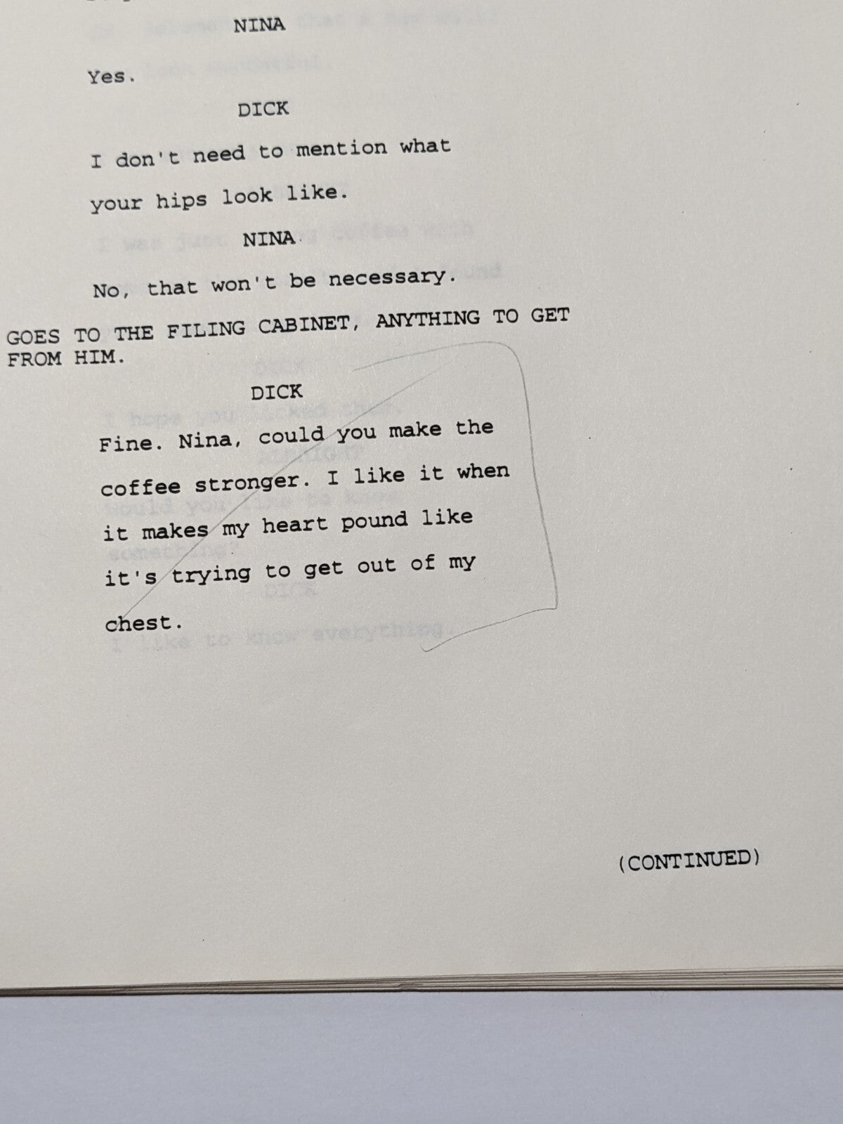3rd Rock from the Sun First Draft Script “Truth or Dick” TV Sitcom 1995