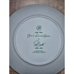 Franklin Porcelain June in a Country Garden Plate by Peter Barrett 9"