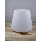 Vintage Opalescent Glass Light Shades Set of 4 Chandelier or Vanity