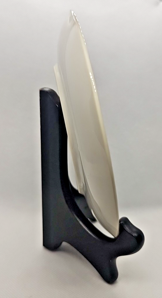 Vintage Asahi Japan Peacock Plate Blue Floral Porcelain Decorative Art