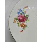 Vintage Clare Bone China Saucer Floral Gold Rim England 5.5