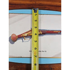 Vintage Firearms Illustration Wall Plaque – Austrian Wheellock Pistol 1655