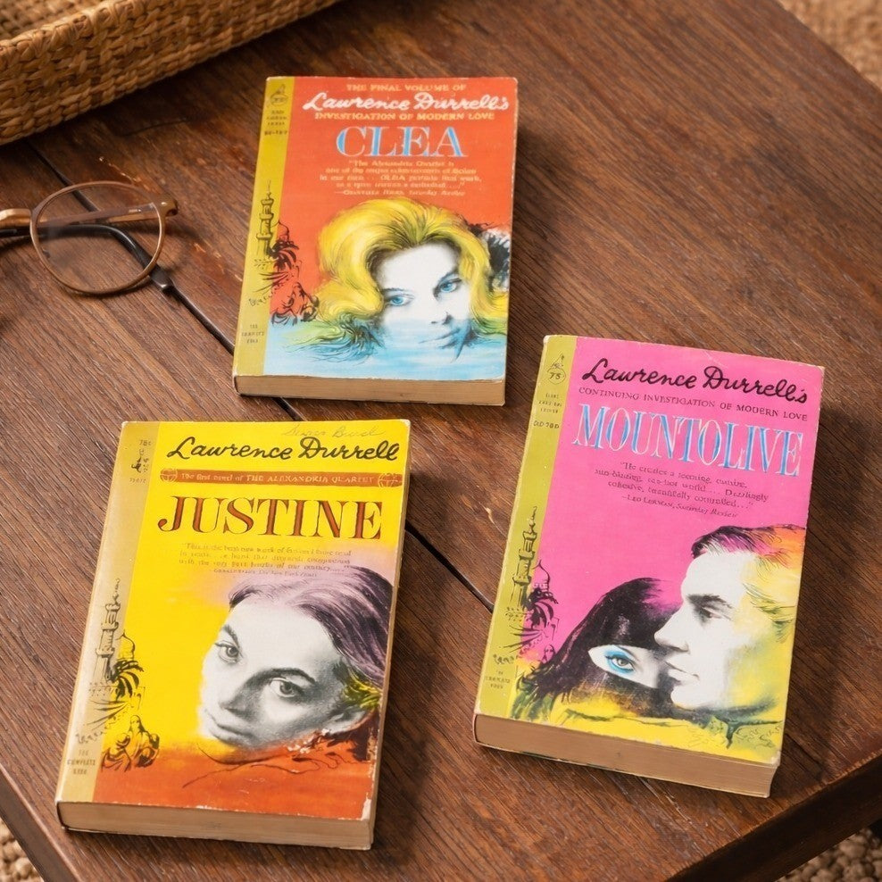 Lawrence Durrell Alexandria Quartet Paperbacks 1961 Vintage Set