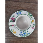 Vintage Majesticware Geranium Cup & Saucer Set by Sakura Floral Stoneware