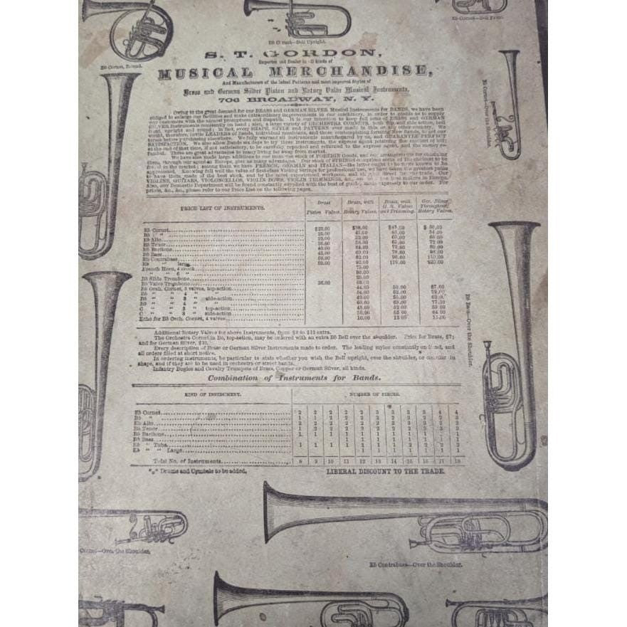 Antique 1865 Technical Studies for the Piano Forte Music Book