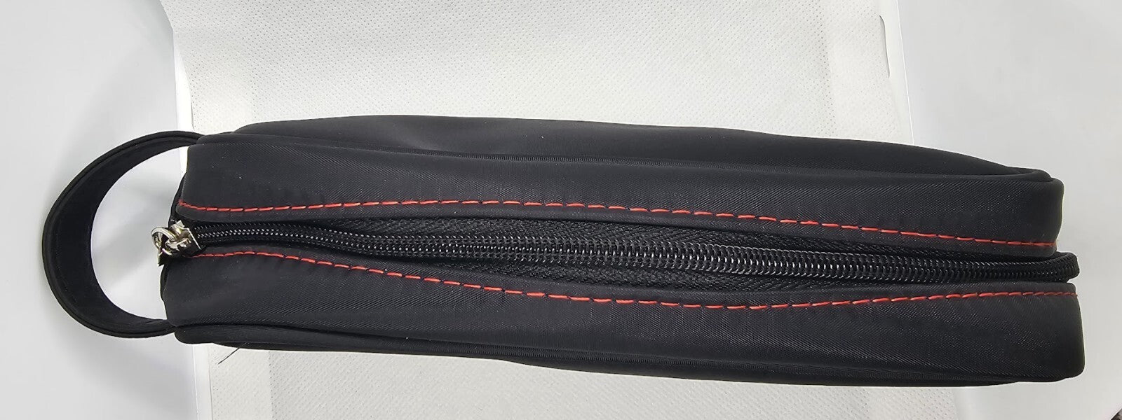 Black Northwest Airlines NWA KLM Amenity Kit - Toiletry Bag