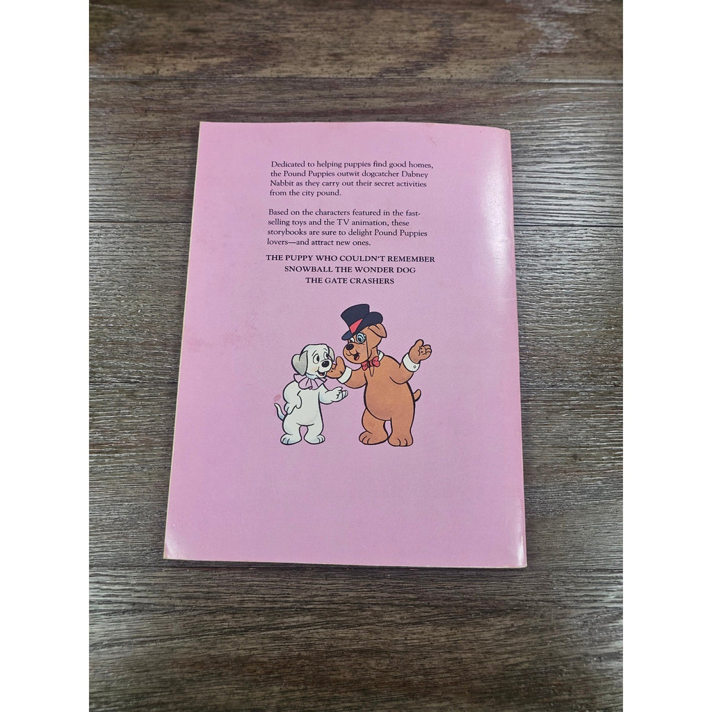 Snowball the Wonder Dog Golden Book 1986 Pound Puppies VTG Kids