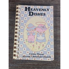 Vintage Church Cookbook Heavenly Dishes Fundraiser Spiral Bound Community Recipe