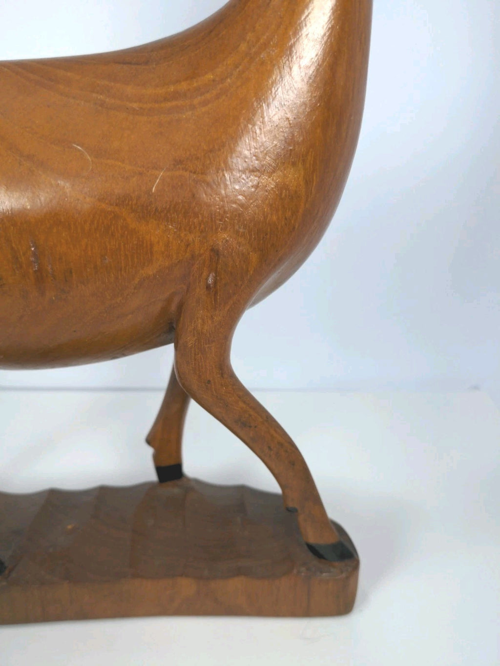 Hand Carved Wood Deer Book Ends – Rustic Wildlife Decorative Accents