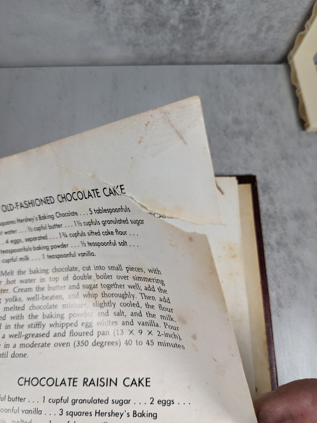 Hershey’s 1934 Cookbook Chocolate Recipes Baking Desserts Hardcover Book (1971)