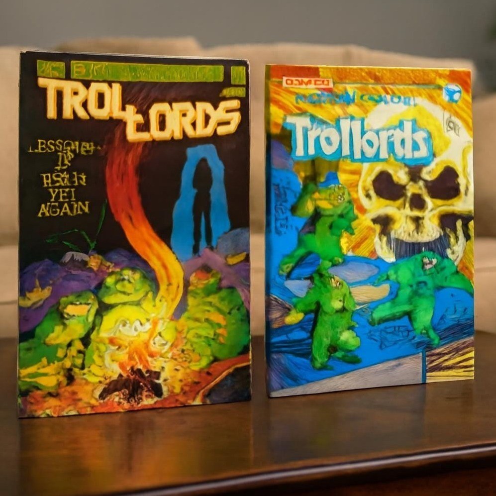 Trollords Comic Lot 1988 Issues 1 and 15 Indie Fantasy Comics