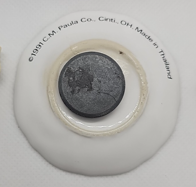 Magnet Paula's Cherished Sentiment Mini Plate and 2 Miniature Magnet Teapots