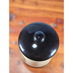 Vintage OGGI Tuscan Wine Label Ceramic Canister With Lid 8 In
