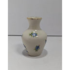 Vintage Holley Ross Vase 22K Gold Trim Porcelain 4.5 Inch