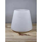 Vintage Opalescent Glass Light Shades Set of 4 Chandelier or Vanity
