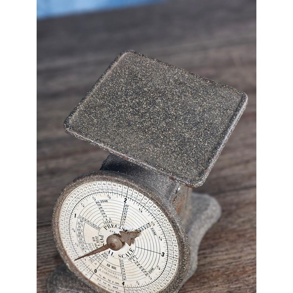 Vintage Triner Precision No. 4 Postal Scale | Rustic Metal Counter Scale