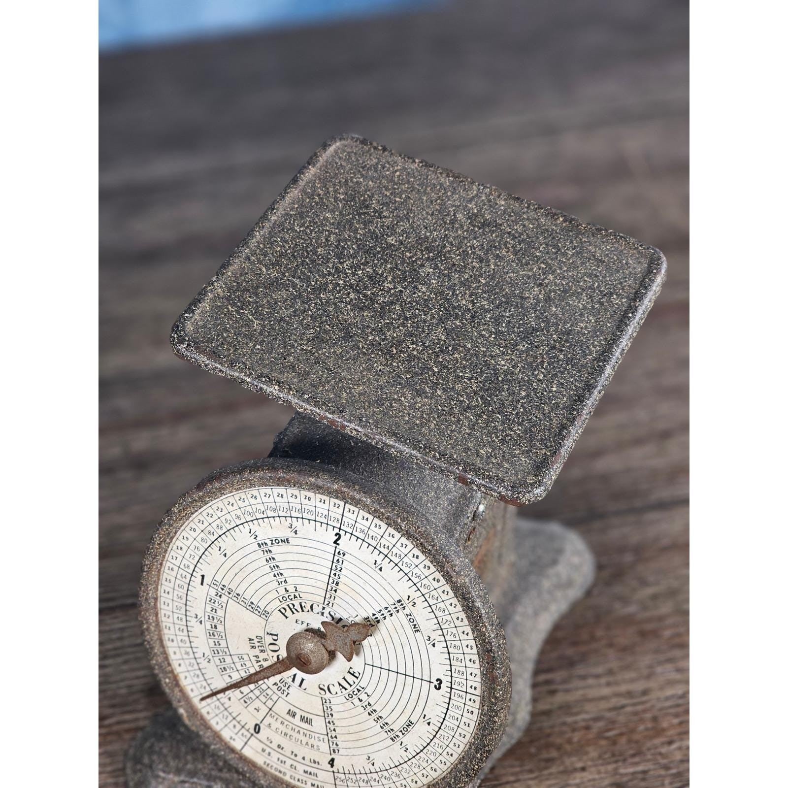 Vintage Triner Precision No. 4 Postal Scale | Rustic Metal Counter Scale