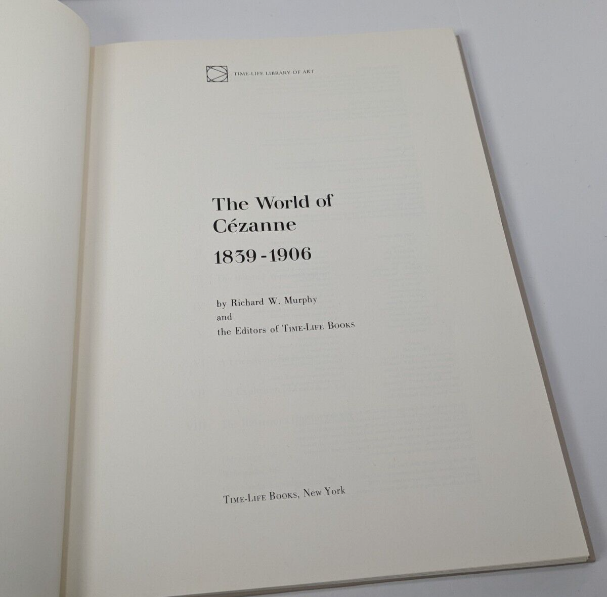 The World Of Cézanne 1839-1906 Hardcover Book With Slip Cover By Richard W. Murp