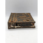Antique Pye Co Cast Iron Rim Lock England Vintage Door Hardware