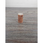 Antique Cork Cylinder Box Primitive Small Lidded Container 3.5"