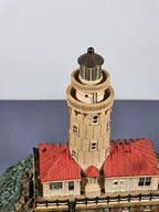 1993 DANBURY MINT CHICAGO HARBOR LIGHT HISTORIC LIGHTHOUSES