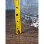 Vintage Pressed Glass Reversible Food Display Stand with Dip Bowl 11"