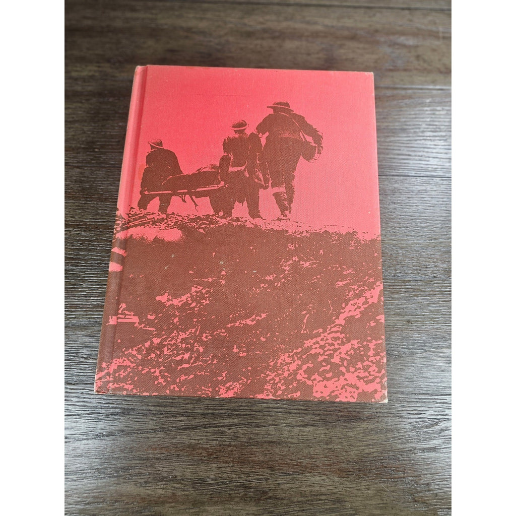 Vintage 1974 WWII History Book Octopus Books Red Hardcover
