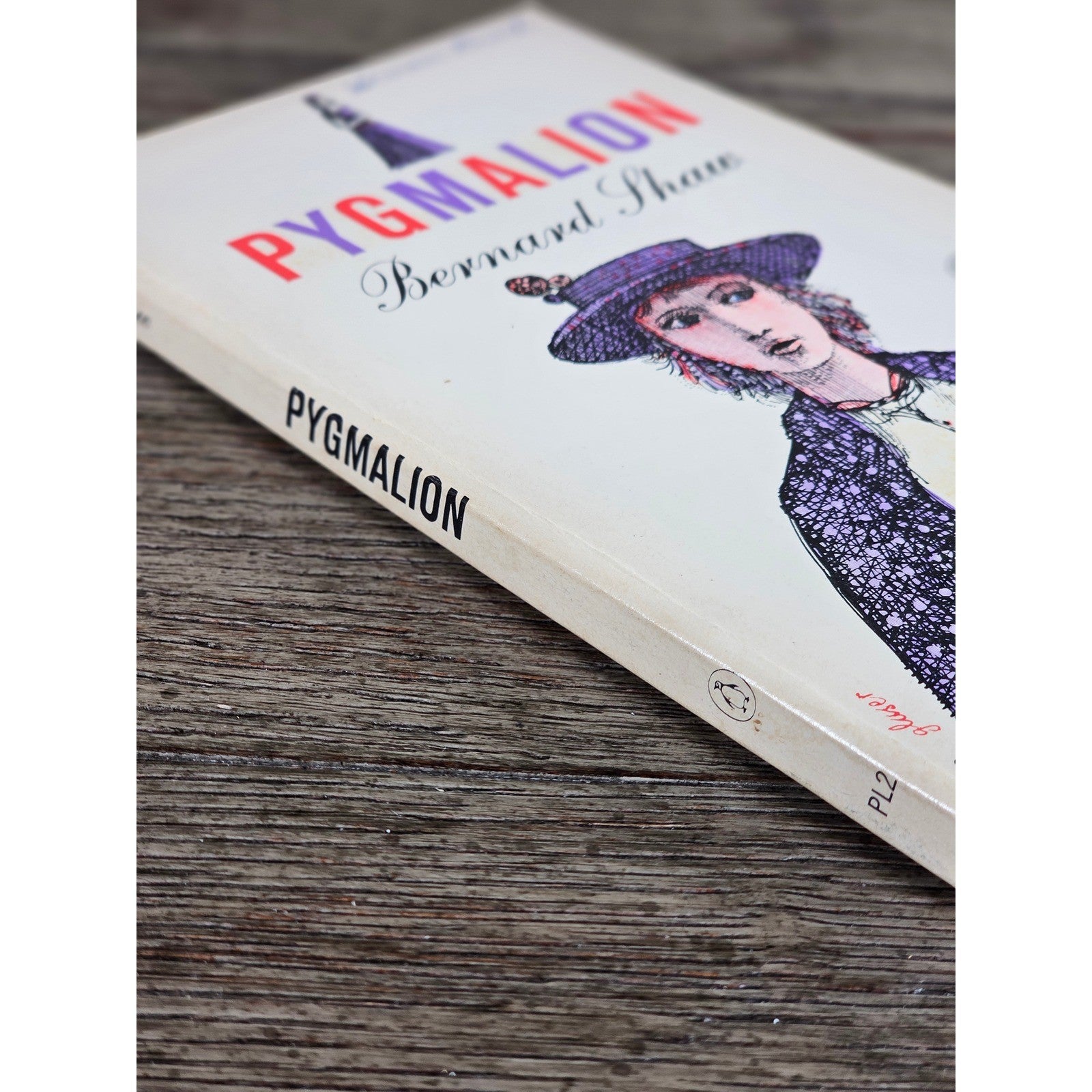 Vintage Pygmalion by Bernard Shaw Penguin Paperback Illustrated Cover
