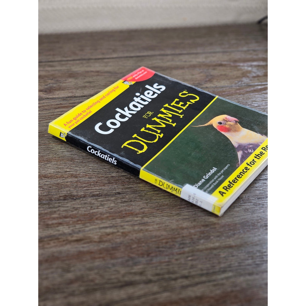 Cockatiels For Dummies by Diane Grindol 2001 Paperback Pet Care