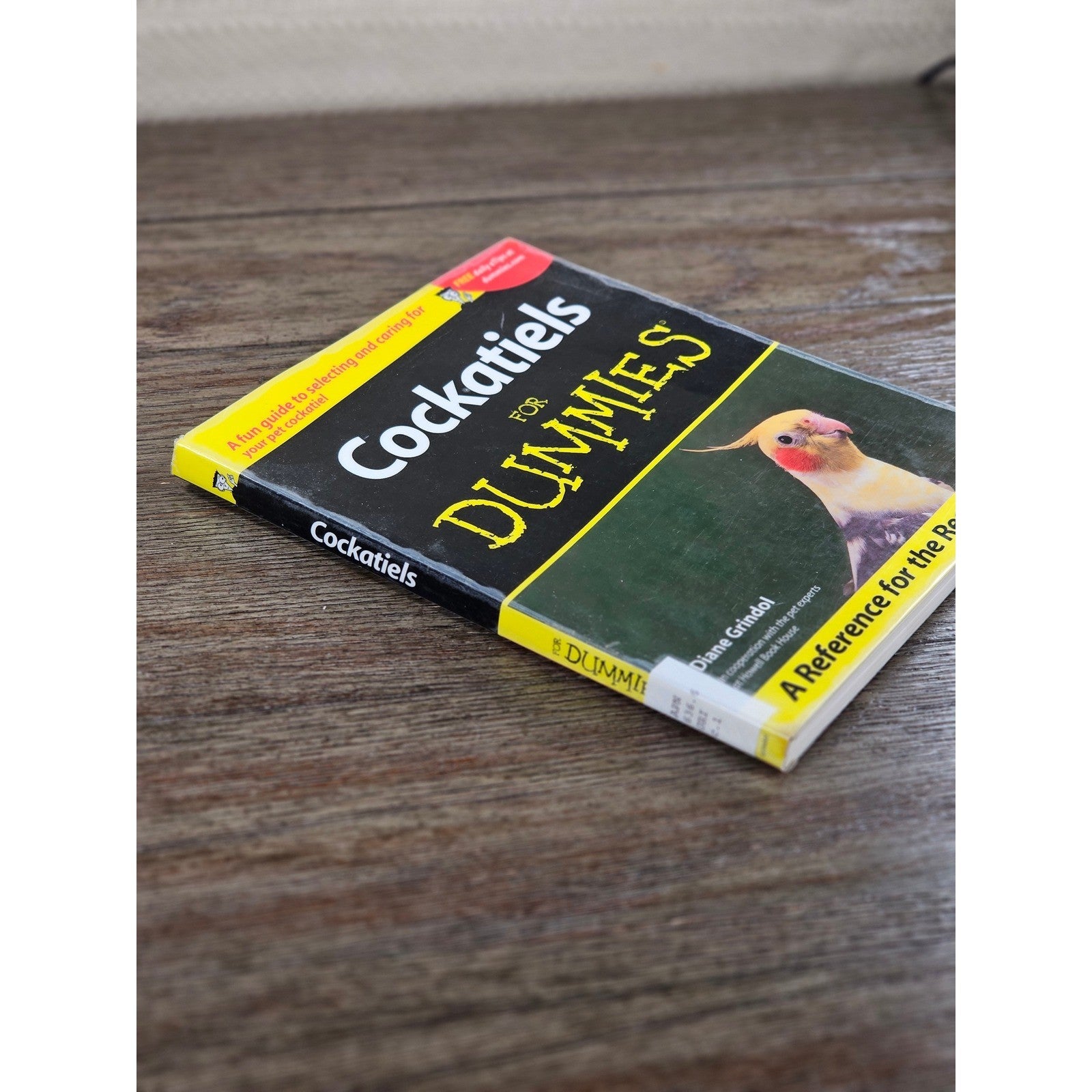 Cockatiels For Dummies by Diane Grindol 2001 Paperback Pet Care