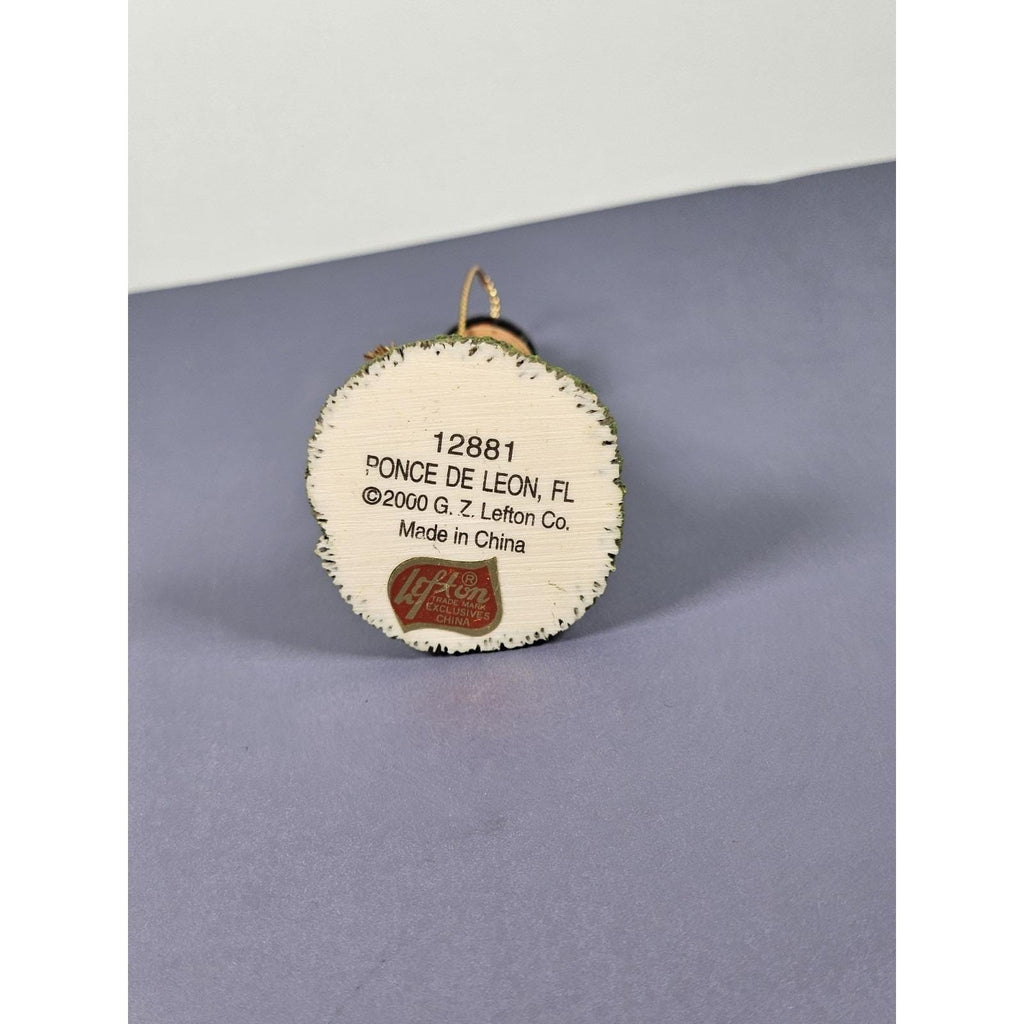 Lefton Ponce De Leon Lighthouse Ornament 2000 Coastal Decor 3.5 Inch