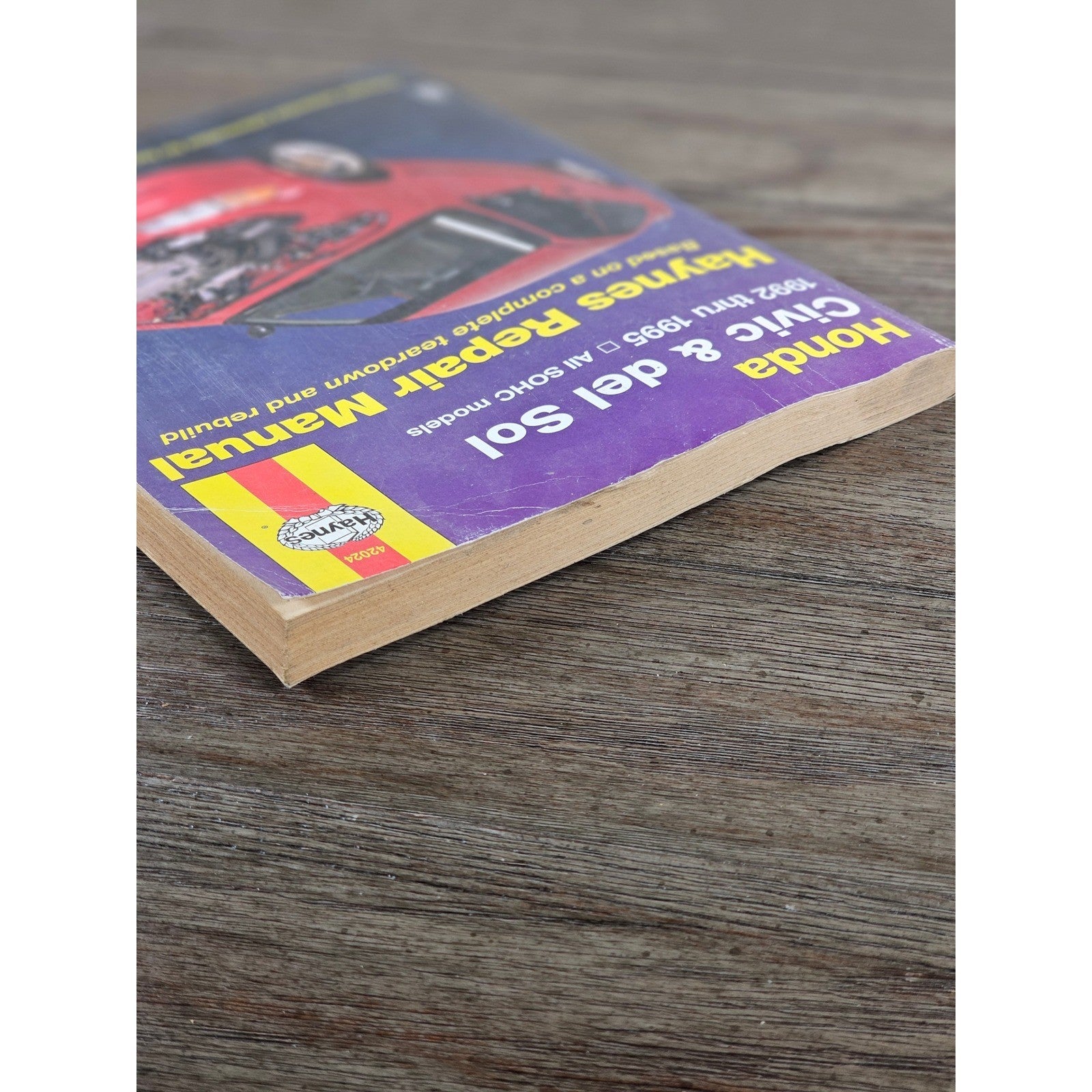 Honda Civic Del Sol Haynes Repair Manual 1992-1995 SOHC Models