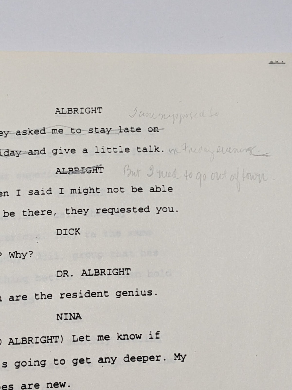 3rd Rock from the Sun First Draft Script “Truth or Dick” TV Sitcom 1995
