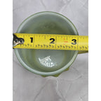Vintage Anchor Hocking Fire King Kimberly Green Mug Milk Glass USA