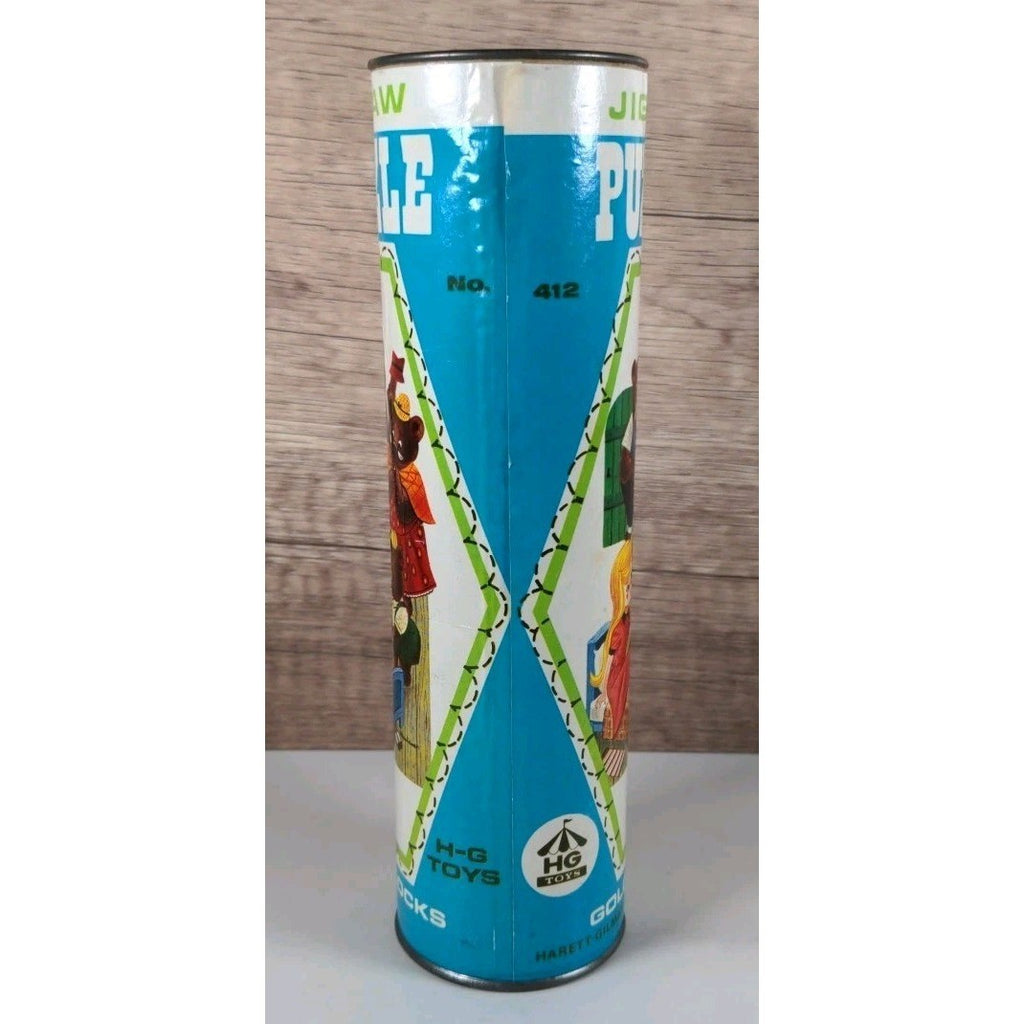 Vintage Harrett Gilmar Goldilocks Puzzle Missing One Piece Mid Century Toy