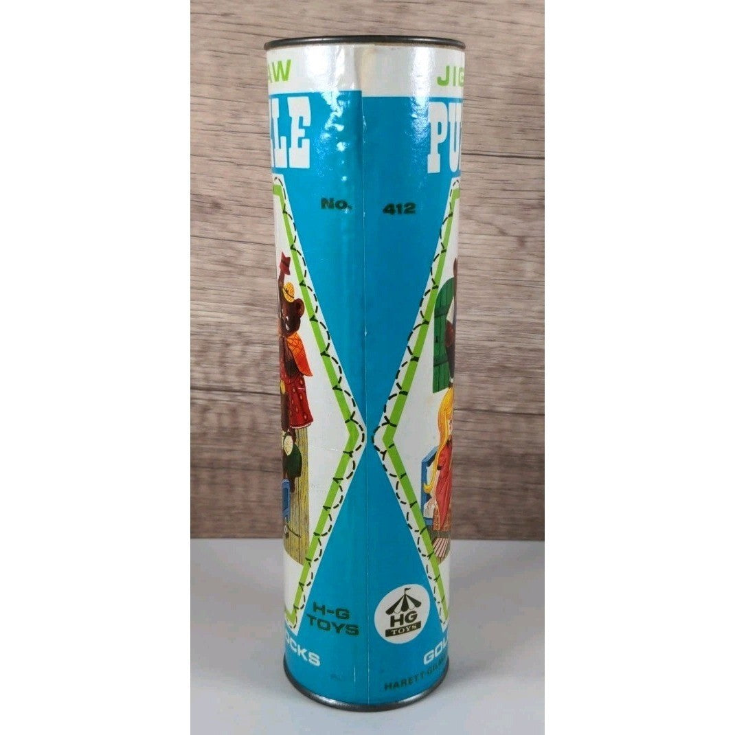 Vintage Harrett Gilmar Goldilocks Puzzle Missing One Piece Mid Century Toy