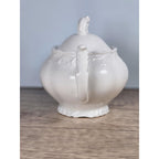 Vintage Peppertree Tabletops Porcelain Sugar Bowl with Lid
