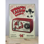 Hopalong Cassidy Arvin Radio Tin Sign 9x12 Vintage Style Advertising