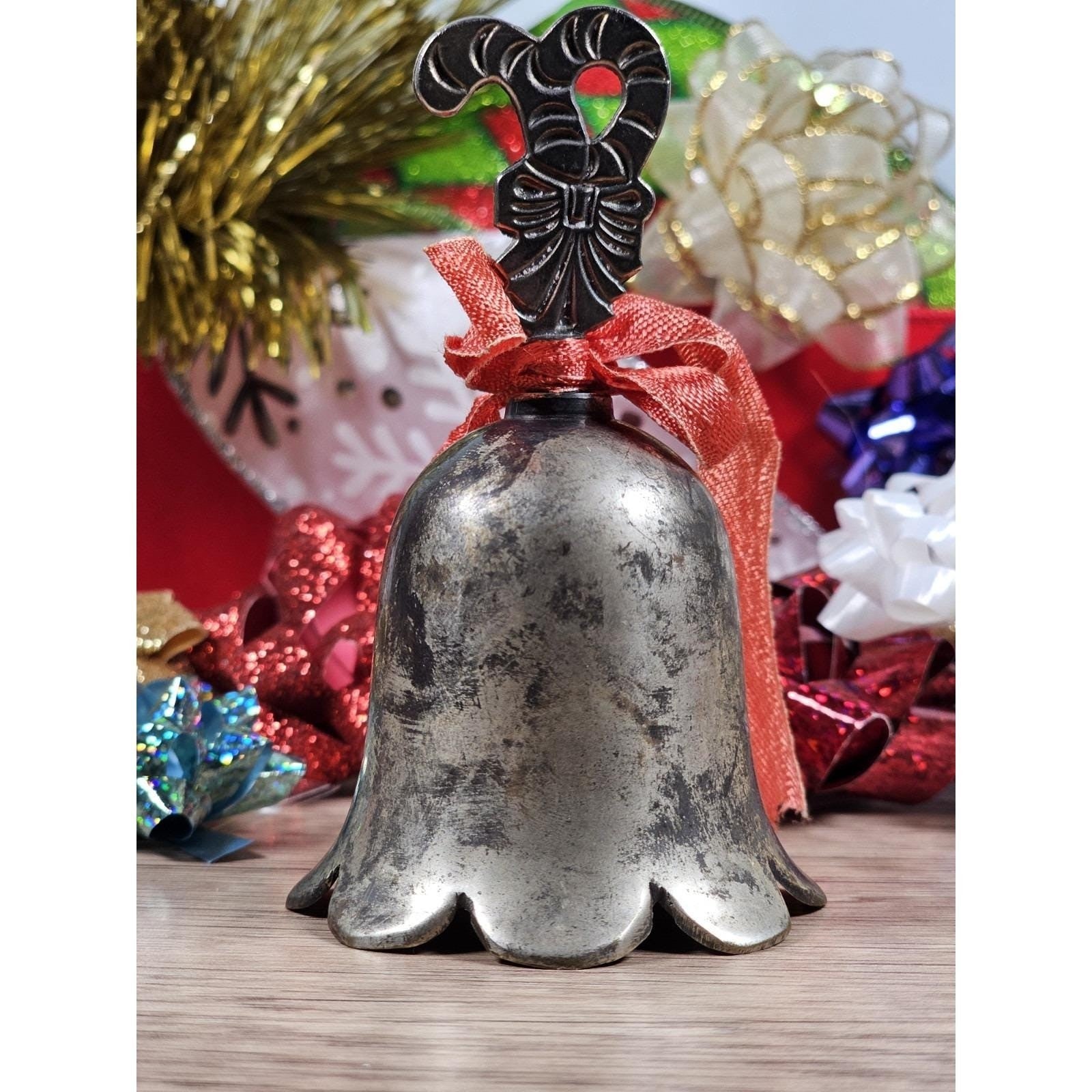Vintage 1993 Christmas Bell International Silver Plated Holiday