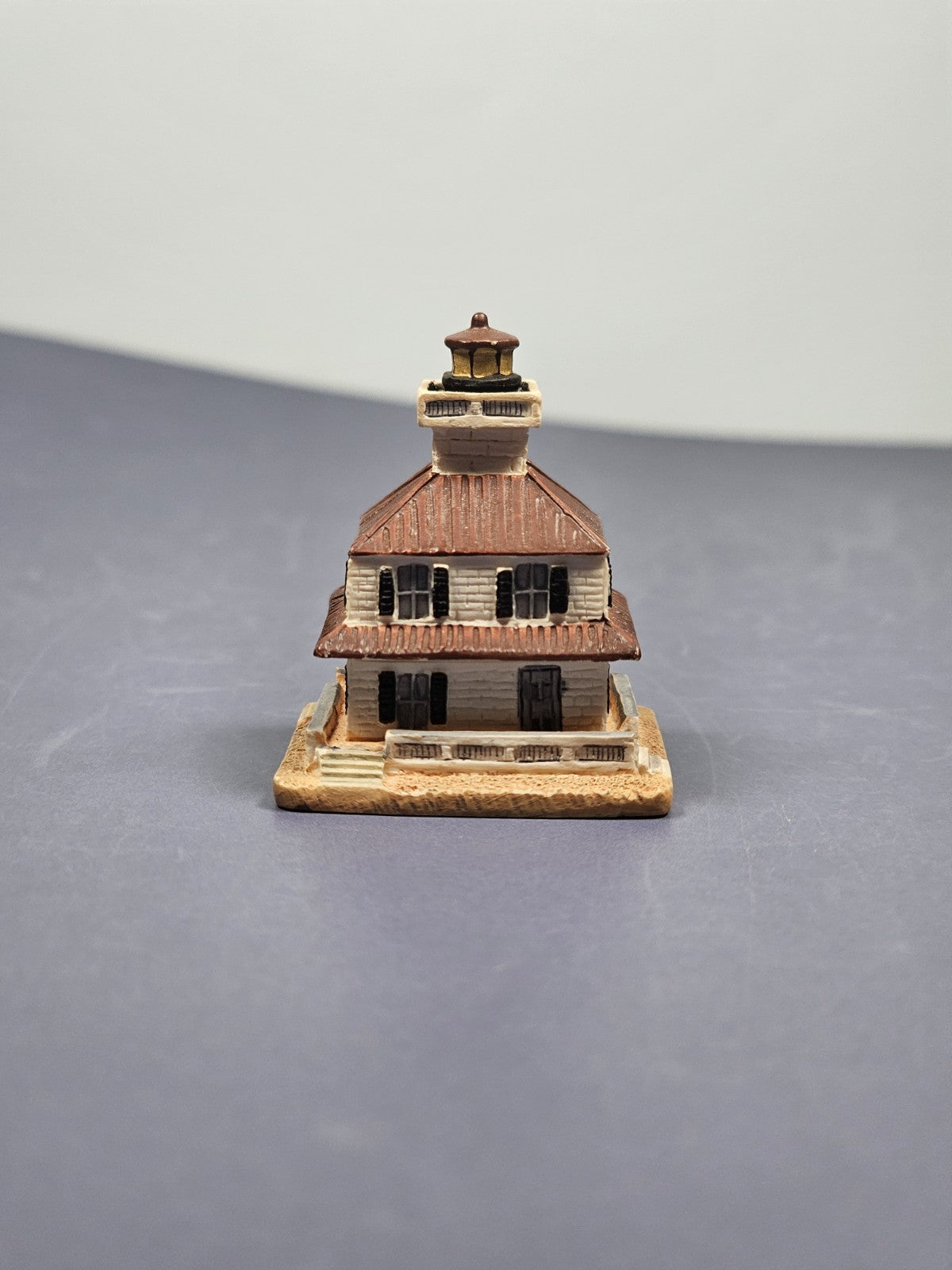 Lenox Miniature Lighthouse Thimble Figurine New Canal Lighthouse Louisiana