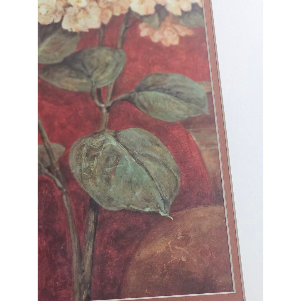 Tuscan Summer Floral Wall Art by Pamela Gladding Framed 18x22