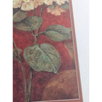 Tuscan Summer Floral Wall Art by Pamela Gladding Framed 18x22