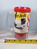 Vintage Cleveland Indians Albert Belle Pepsi Insulated Plastic Tumbler 1990s Spo