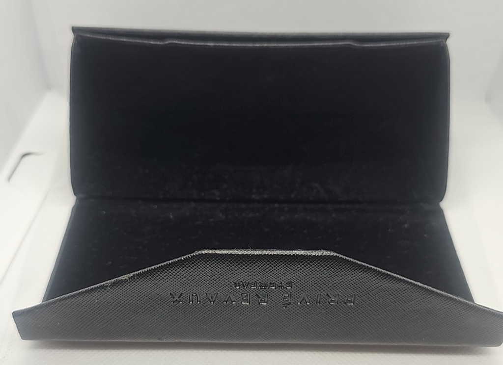 Prive Revaux The Professor Blue Light Reading Glasses Clear/Black With Case