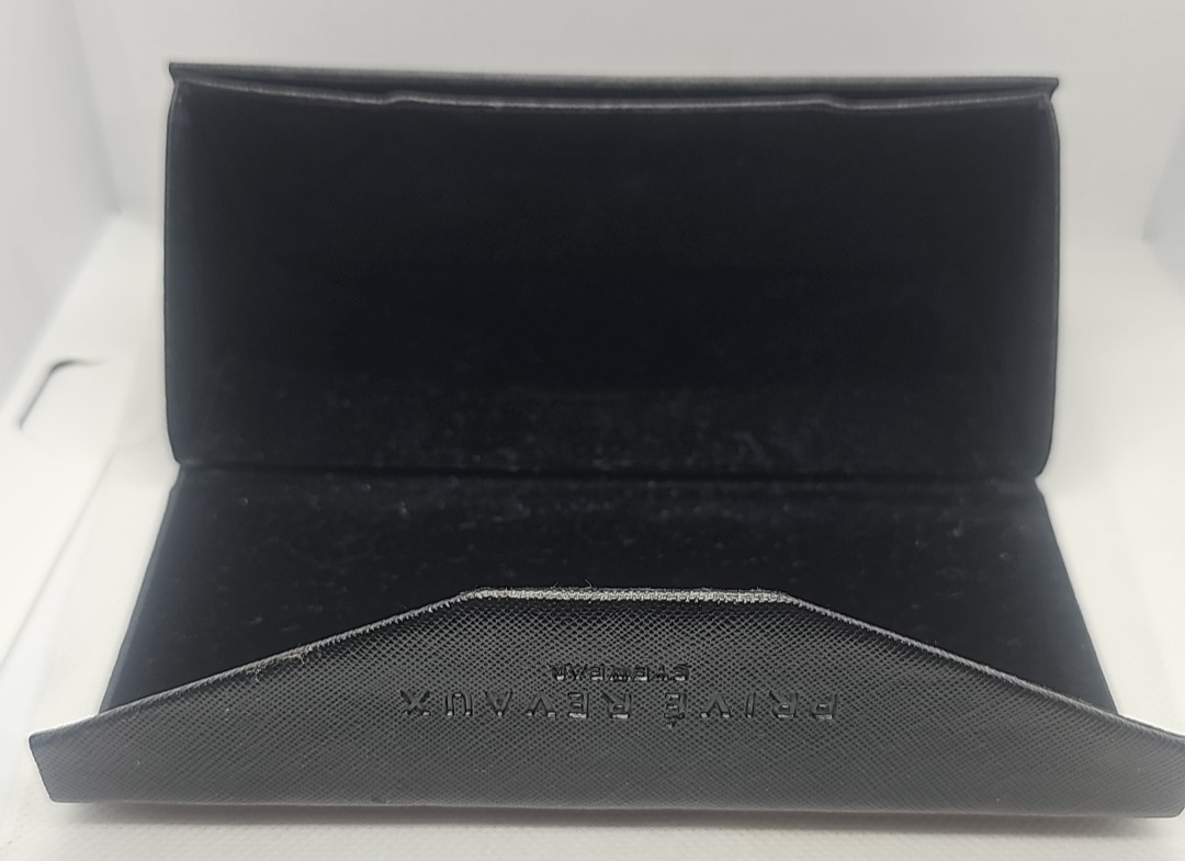 Prive Revaux The Professor Blue Light Reading Glasses Clear/Black With Case