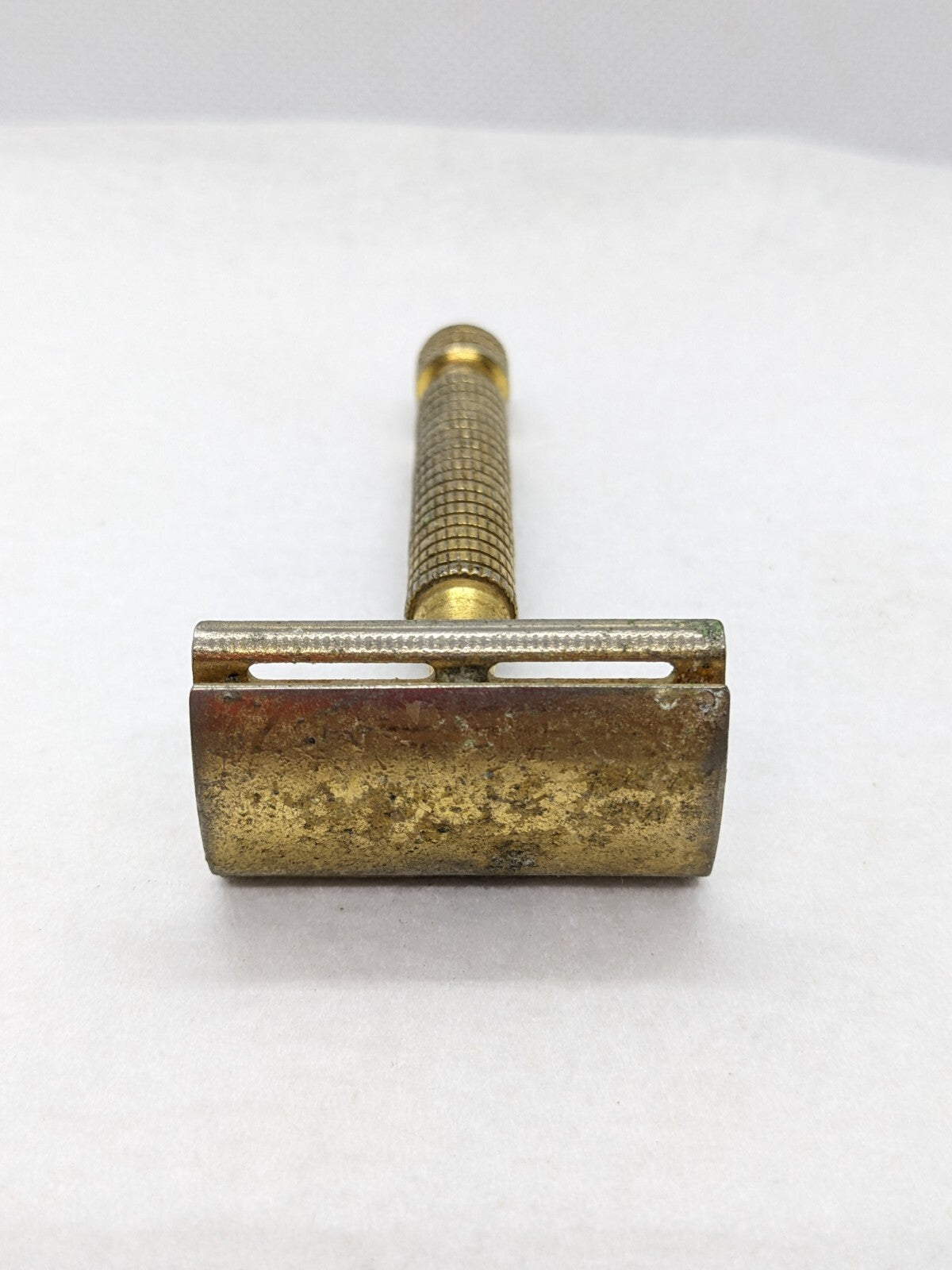 Vintage STAR Gold-Plated Safety Razor – Mid-Century Grooming Collectible