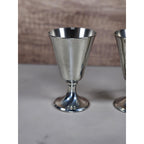 Kirk Stieff Pewter P105 Goblets Set of 2 Vintage Pewter Cups