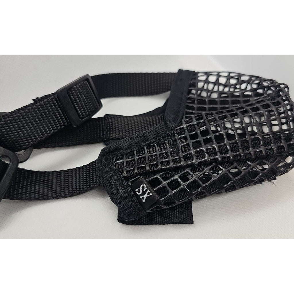 Mayerzon XS Black Dog Muzzle Adjustable Basket Style Pet Accessory
